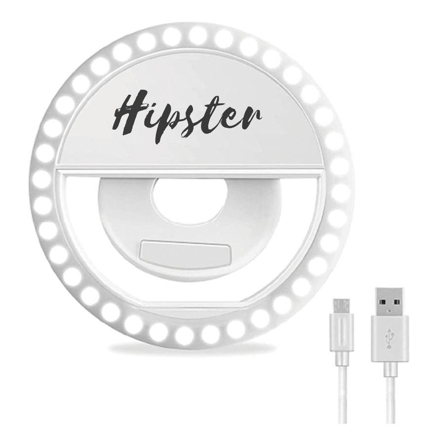 LED Selfie Ring Light for Mobile & Webcam