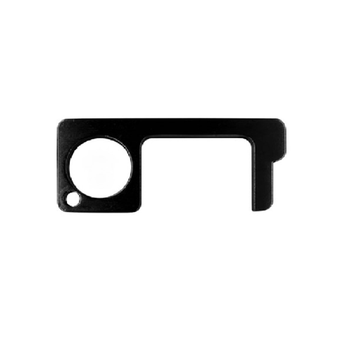 Gun Black Door Opener with Laser Engraving Customizer