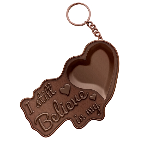 Customized Zinc Alloy Keychain with Antique Copper Plating