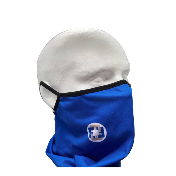 Adult & Kids' Sublimation Face Bandana w/ Ear Loops