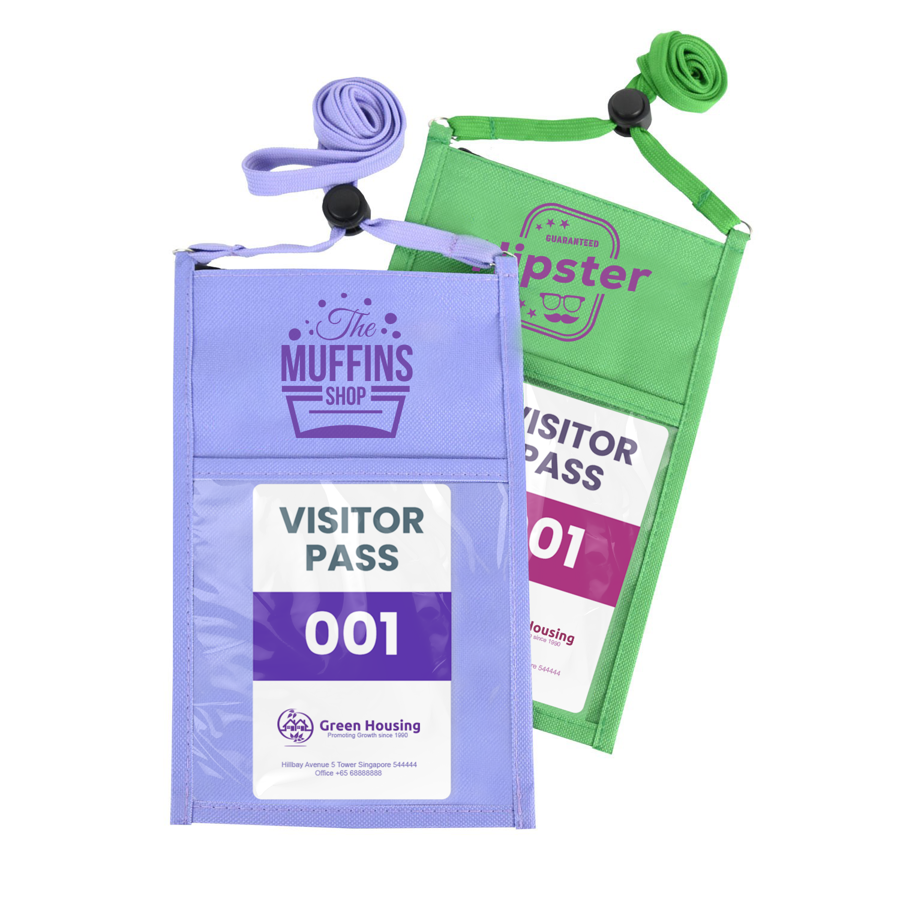 Adjustable Lanyard Neck Wallet - 8.00" x 5.25"