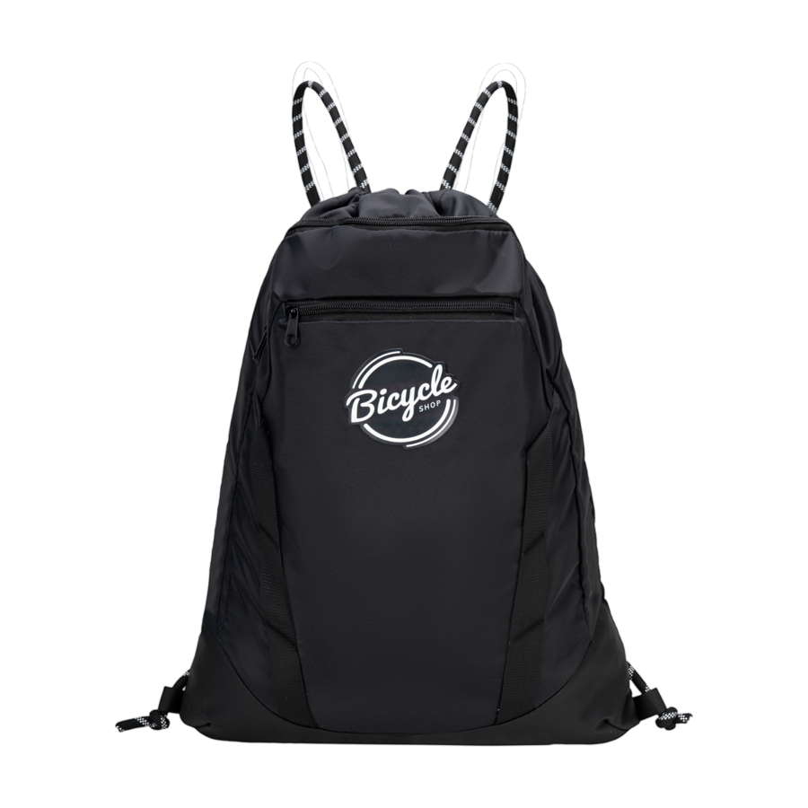 NorthX- Athletic Drawstring Backpack w/ Front Zipper Pocket