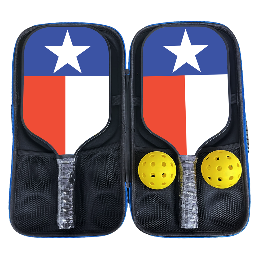 Carbon Fiber Pickleball Set w/ EVA Bag - Adult