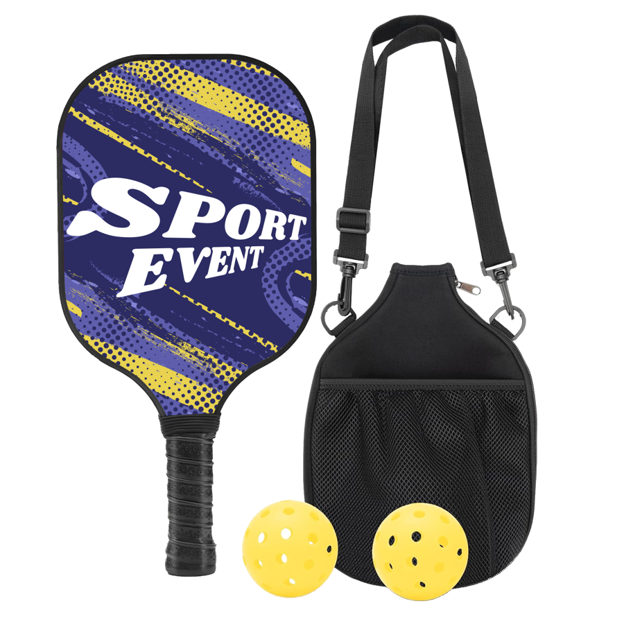 Carbon Fiber Pickleball Set w/ Shoulder Bag