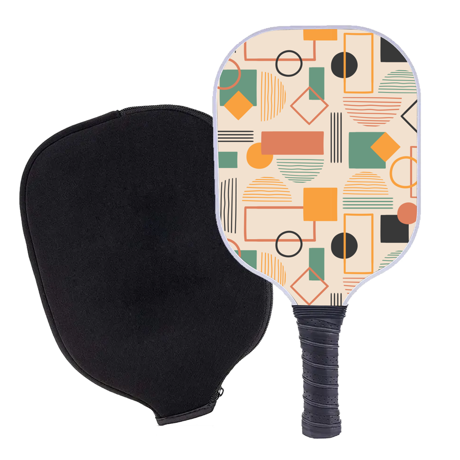 Glass Fiber Pickleball Set w/ SBR Racket Cover Bag