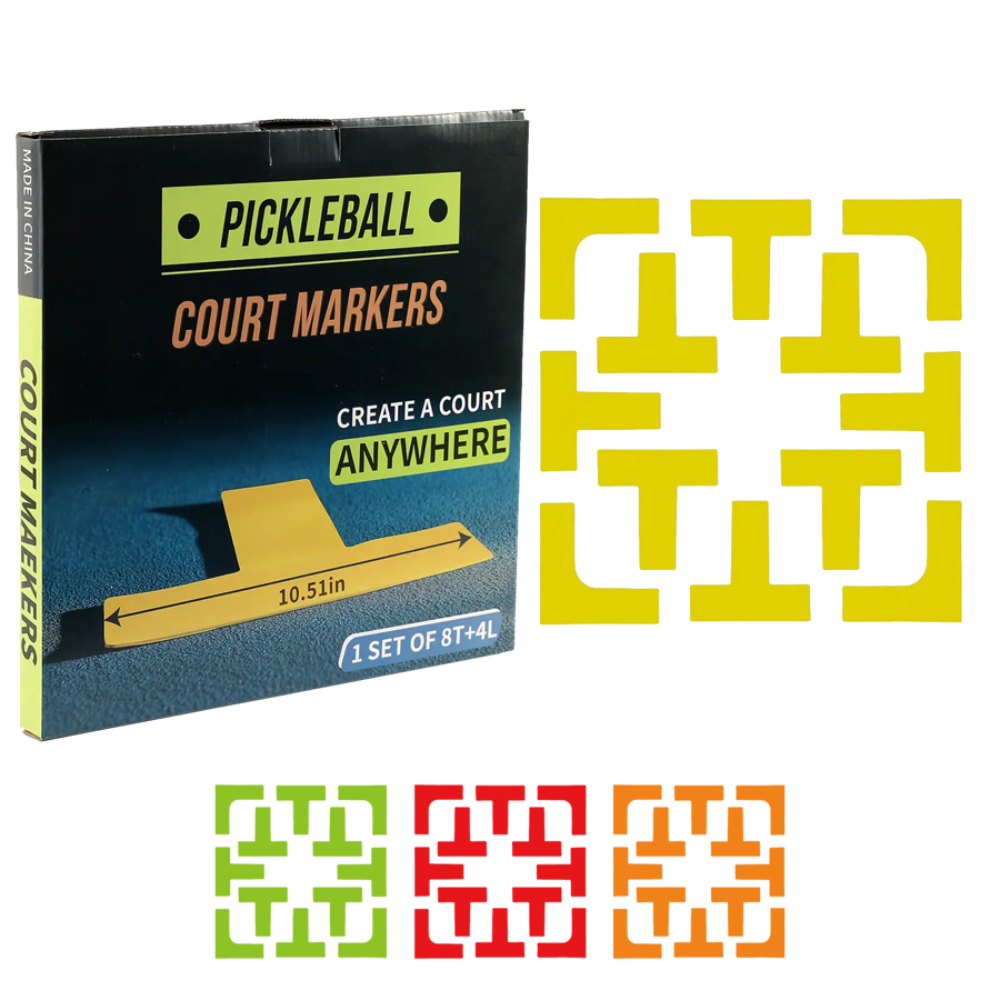 Pickleball Silicone Field Line w/ Colorful Box