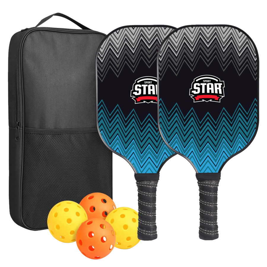 Glass Fiber Pickleball Set w/ Zipper Bag - Adult