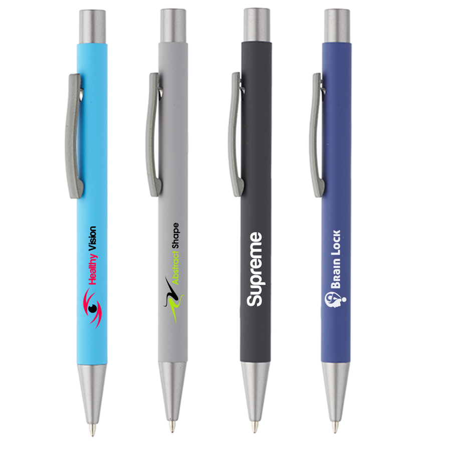 Cordova Rubber Coated Metal Pens