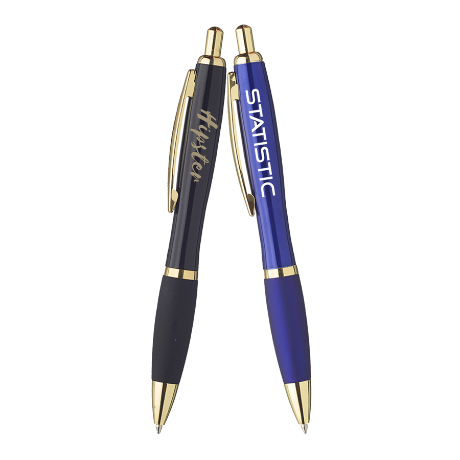 Langley Metal Click Ballpoint Pen w/ Grip
