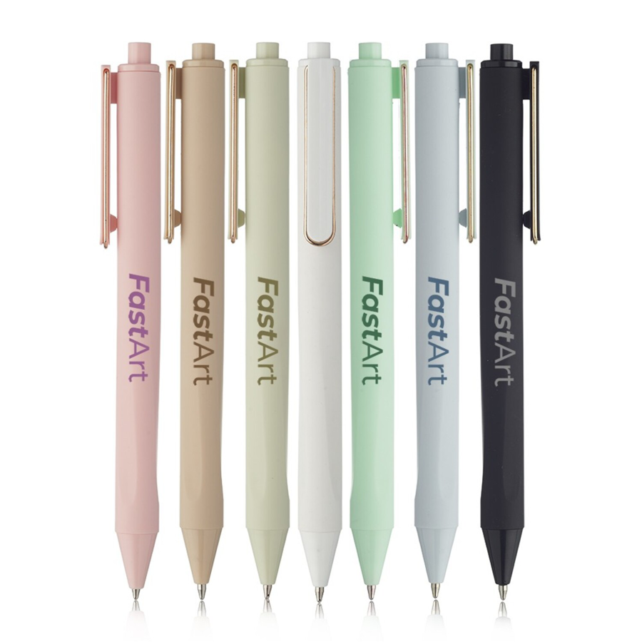 Matte Soft-Touch Rubberized Ballpoint Pen