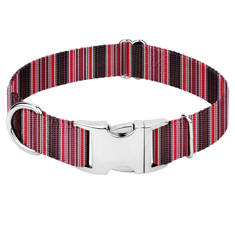 Sublimated Adjustable Pet Collar with Buckle Release