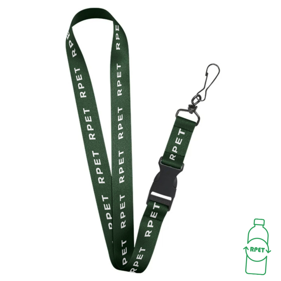 RPET Screen Printed Buckle Release Pet Leash with Snap Carabiner