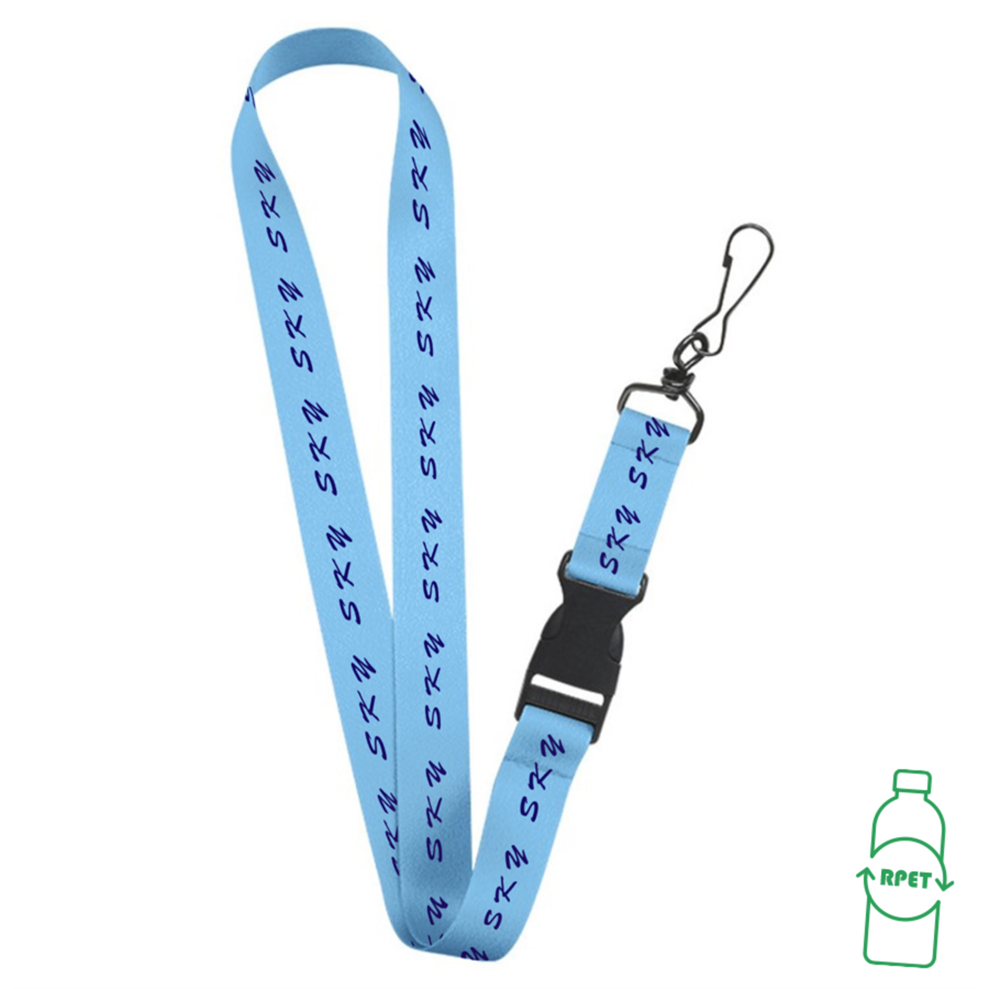 RPET Screen Printed Buckle Release Pet Leash withSnap Carabiner