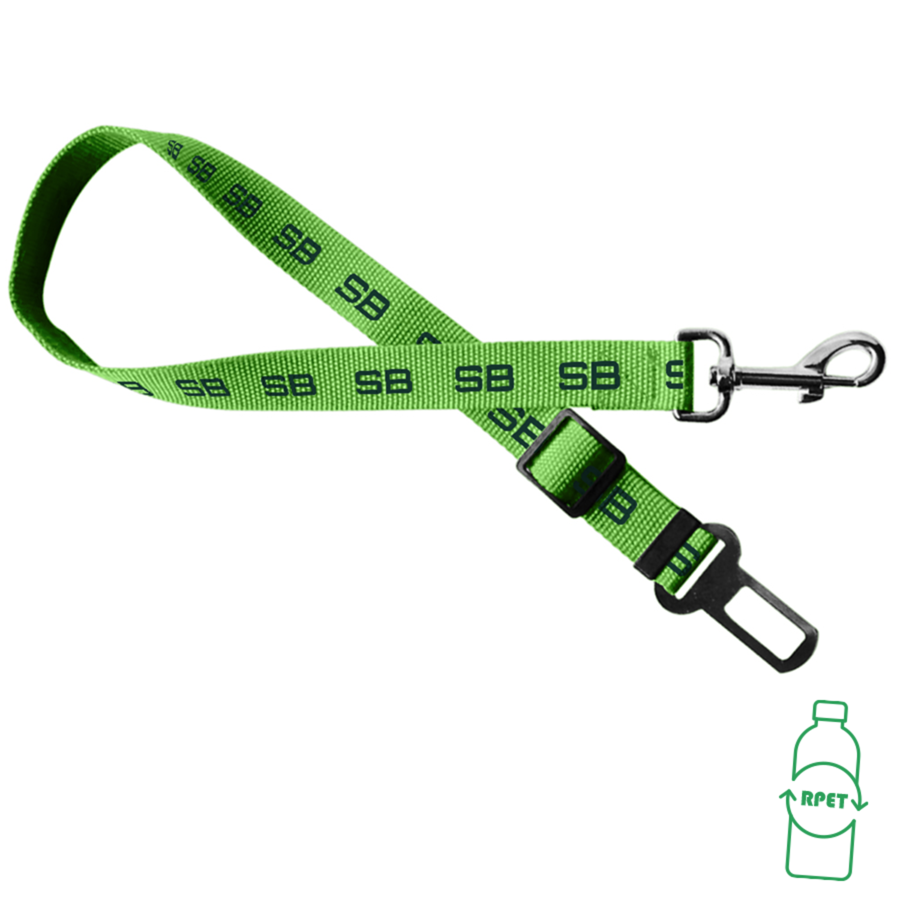 RPET Screen Printed Seatbelt Leash