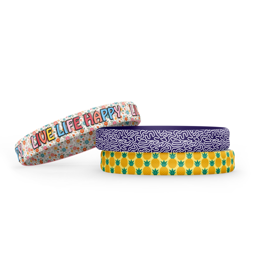 PVC Snap On Bracelet -  9"x 0.6"x 0.075"