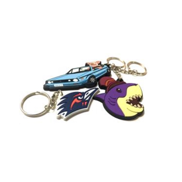 PVC Custom Keychain - 3D One Sided Design