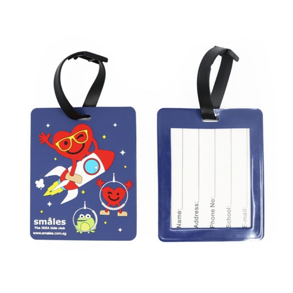 PVC Custom Luggage Tag - 4.25"x 2.5"