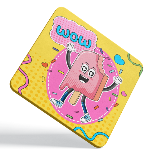 PVC Custom Flat Soft Magnet - 2D One Sided Design