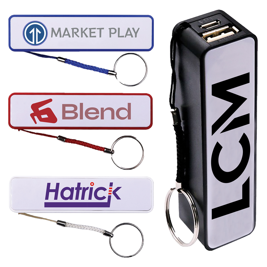 2200 mAh Portable Perfume Power Bank with Keychain