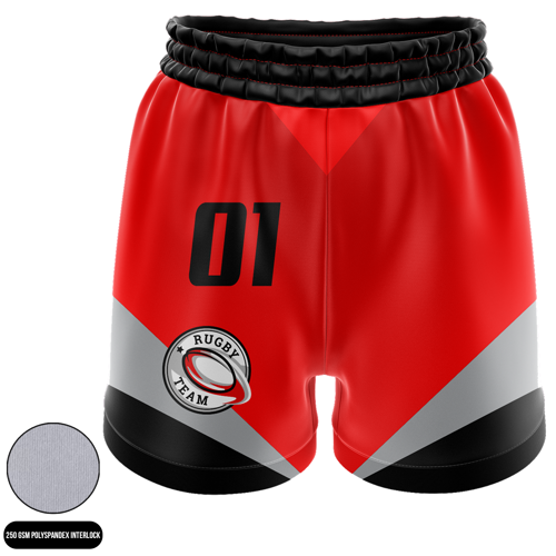 Custom Men's Sublimation Rugby Shorts