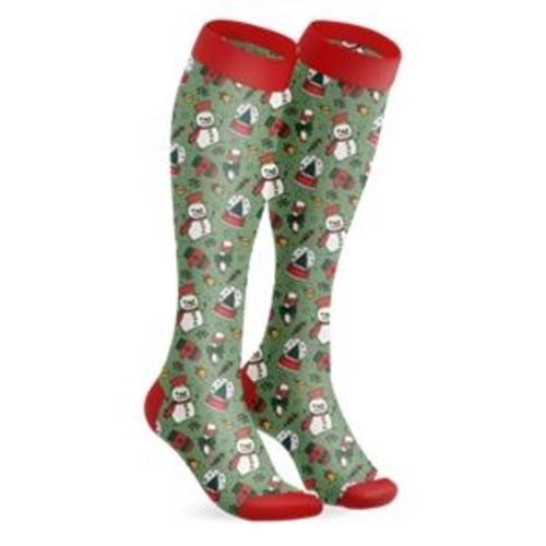 Adult 360 Digital Print Cotton-Blend Knee-High Socks