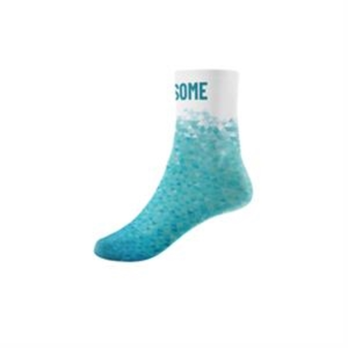 Adult 360 Digital Cotton-Blend Quarter Socks