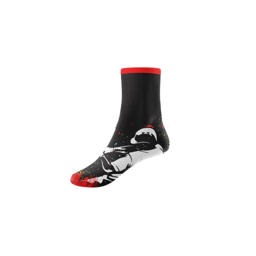 Sublimation Poly-Spandex Quarter Youth Socks