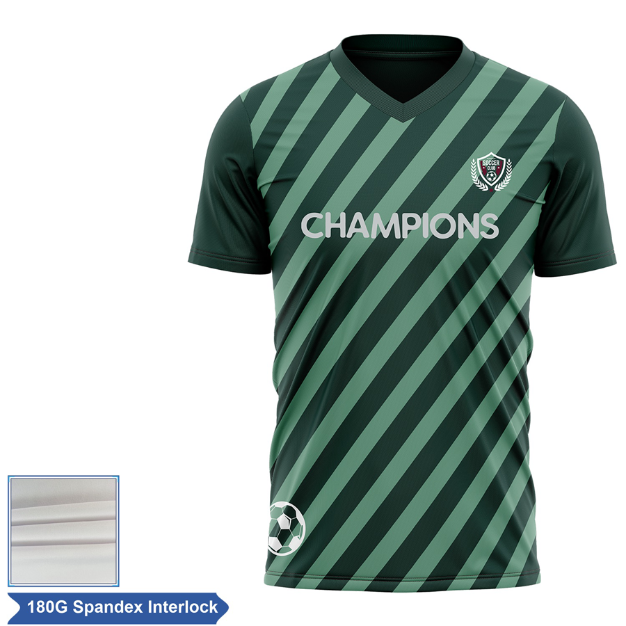 Men's & Kids' Sublimation Soccer Jersey - 180G Spandex Poly