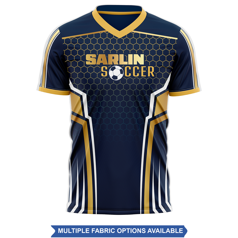 Men's and Kids' Sublimation Short Sleeve Soccer Jersey -