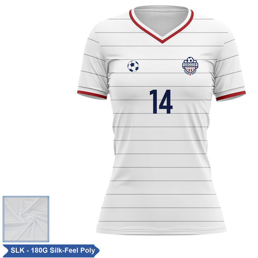 Women's Sublimation Soccer Jersey - Silk-Feel Int