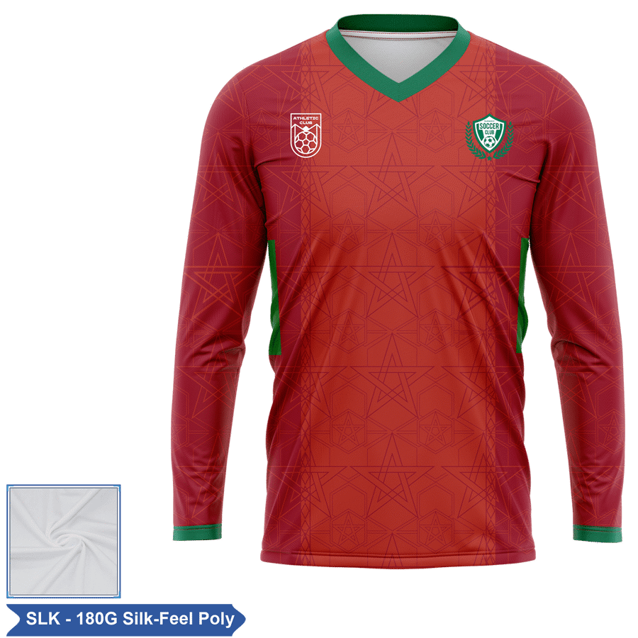 Sublimation Long Sleeve Soccer Jersey - Silk-Feel Int