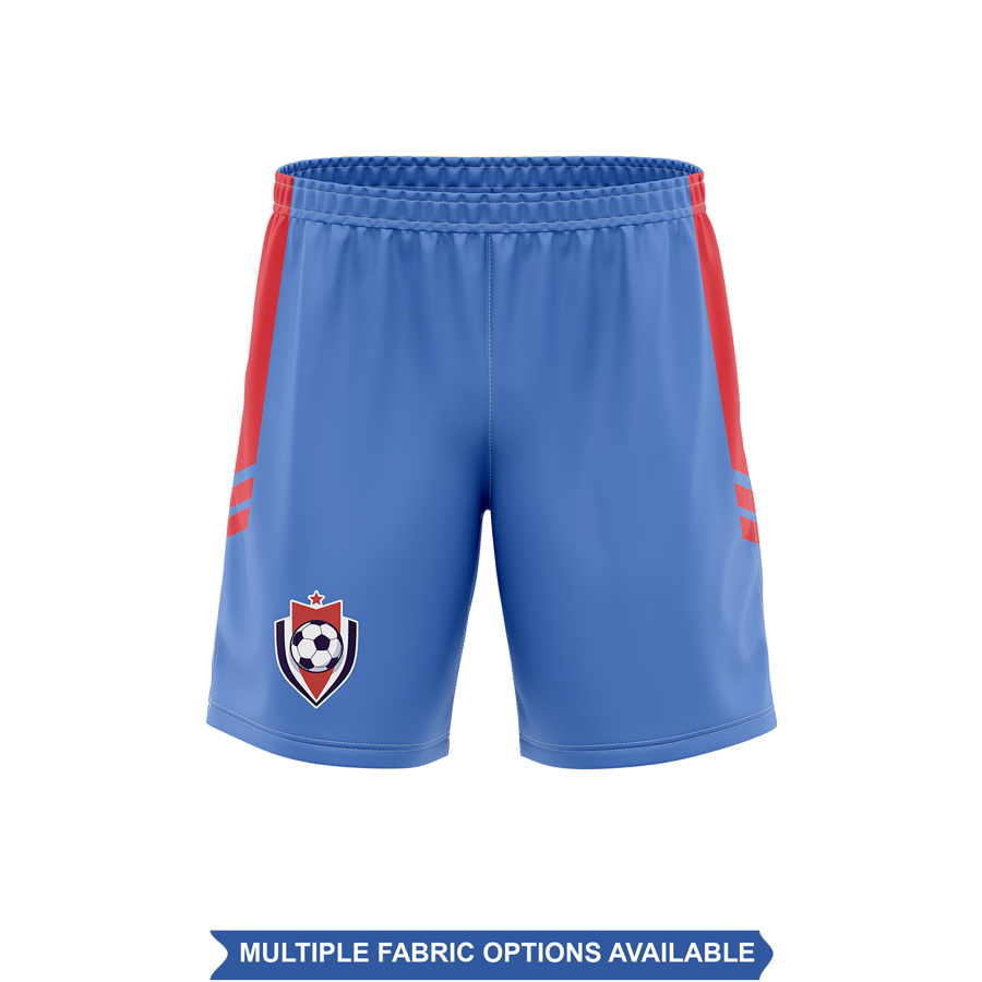 Men's and Kids' Sublimation Soccer Shorts - Mesh Options