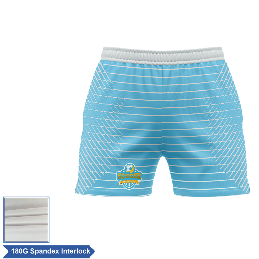 Women's Sublimation Soccer Shorts - 180G Spandex Interlock