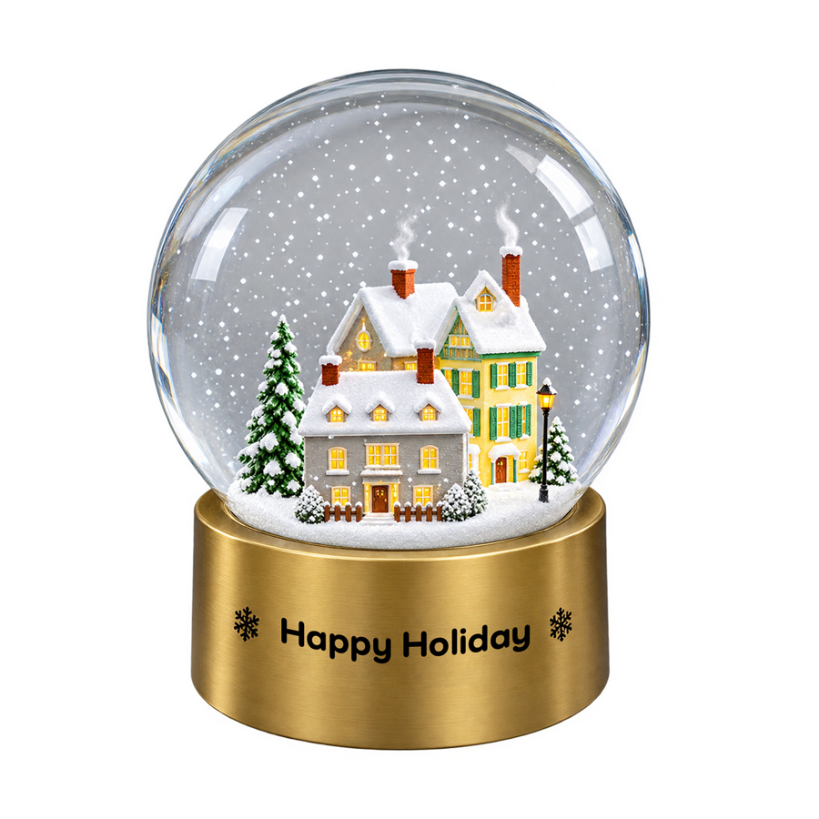 Custom Snow Globe - 4"