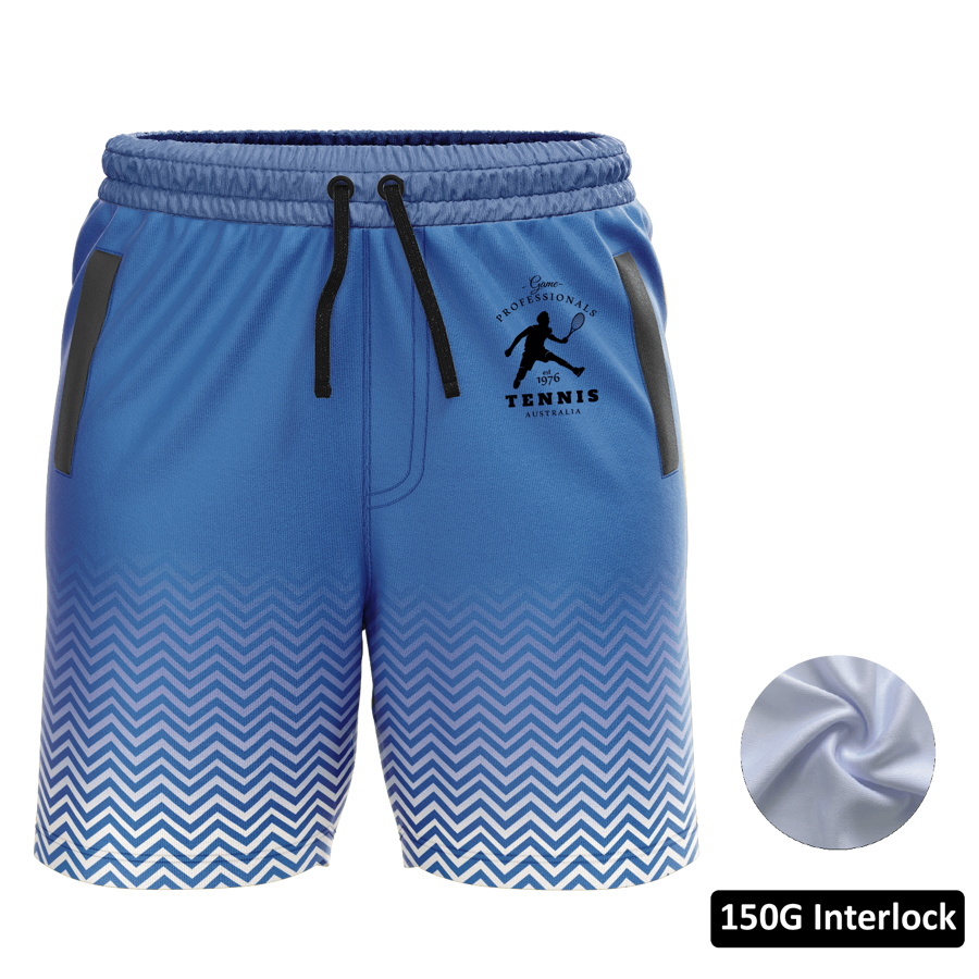 Men's & Kids' Sublimation Short Length Training Shorts w/ Pockets