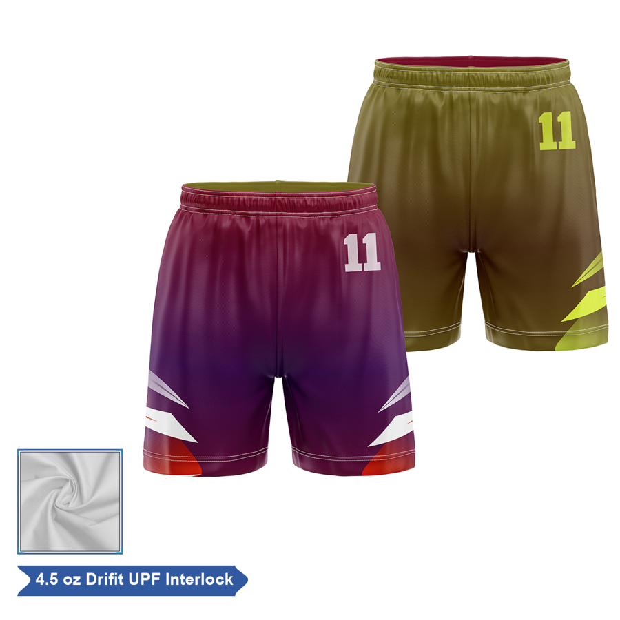Unisex & Kids' Sublimation UPF DriFit Reversible Shorts