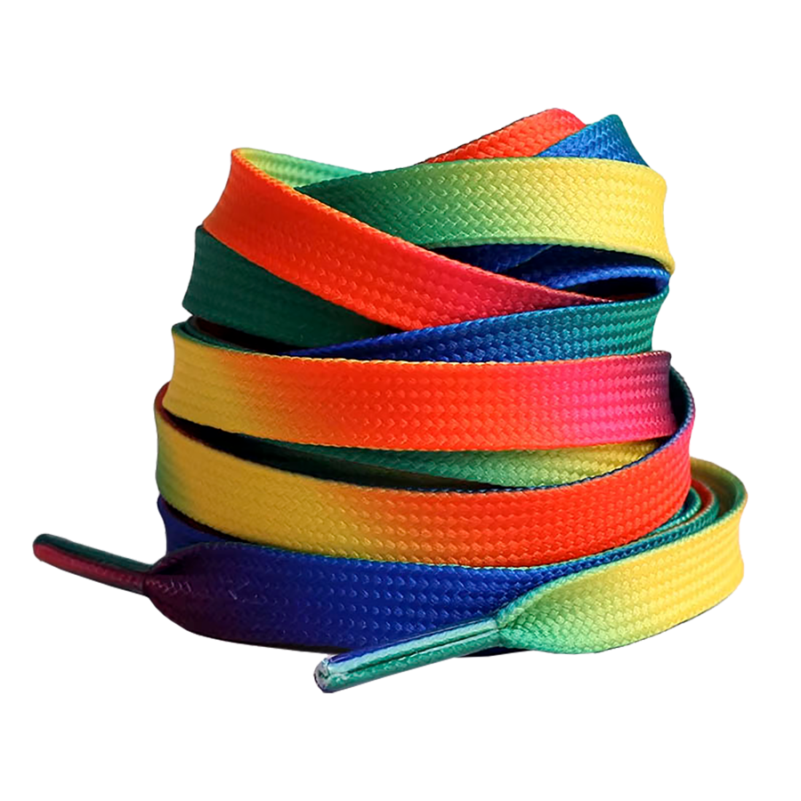 Dye Sublimation Tubular Shoelace - 3/8” Wide