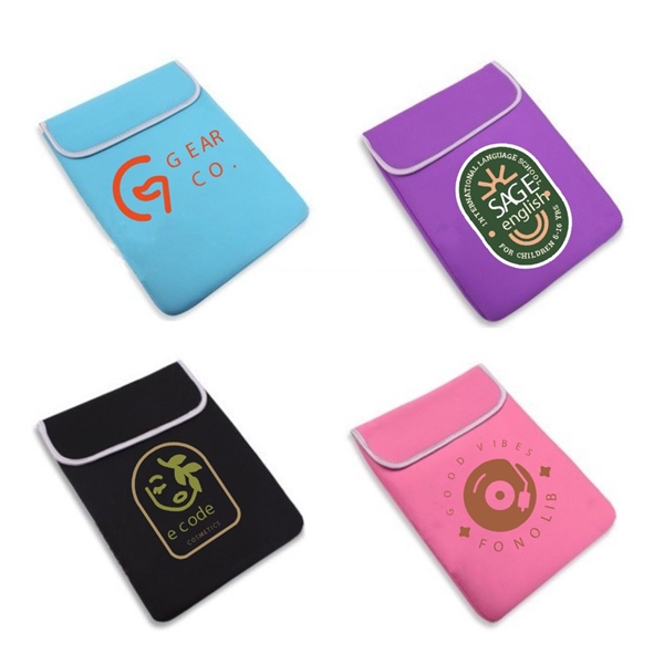 Laptop Sleeve with Hook-and-Loop Fastener - Neoprene