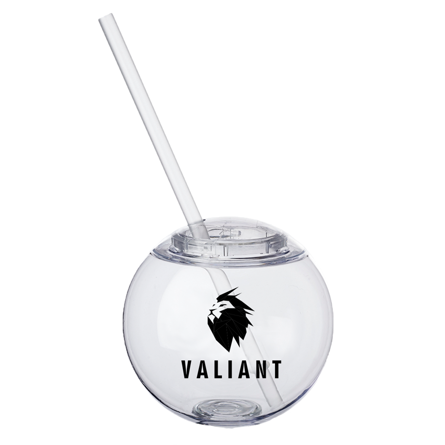 15 oz Party Style Sipper Sphere Cup