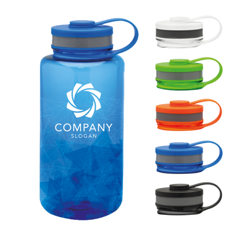 Sports Bottle with Wide Opening - Plastic 38 oz