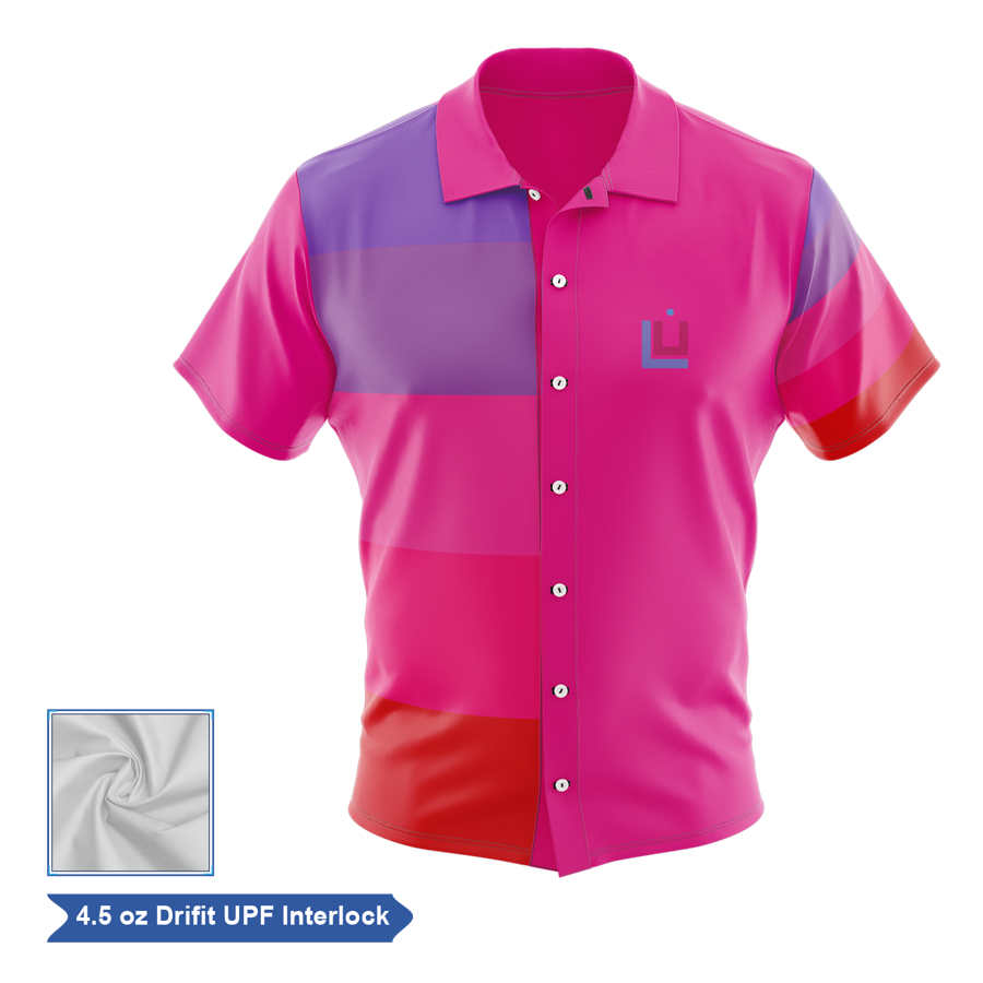 Sublimation UPF DriFit Camp Shirt - Men, Women, Kids