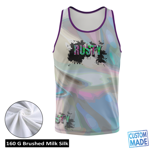 Unisex & Kids' Sublimation Classic Tank Top - 160G Brushed Milk Silk