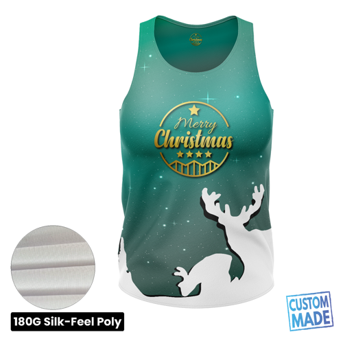 Women's Sublimation Jersey Style Tank Top - 180G Silk-Feel