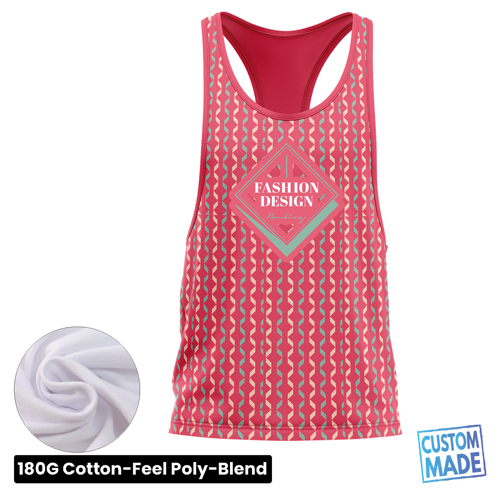 Unisex & Kids' Sublimation Racerback Tank Top - 180G