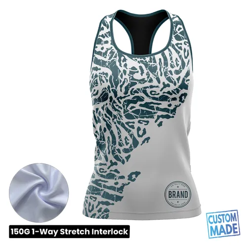 Women's Sublimation Racerback Tank Top - 150G Interlock