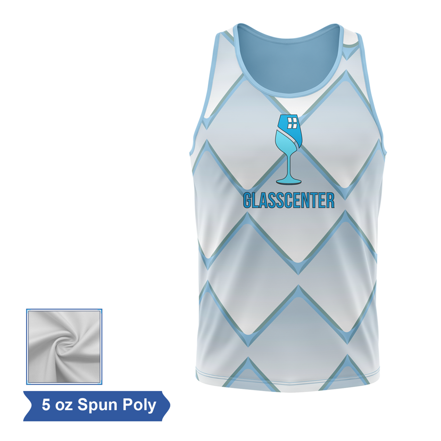 Sublimation Spun Polyester (Cotton Touch) Classic Tank Top - Men, Women, Kids