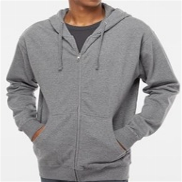Unisex & Kids' Custom 7.4 oz Cotton Full Zip Hoodie