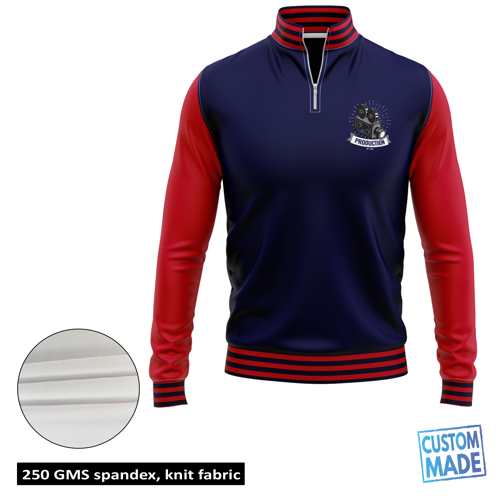 Unisex & Kids' Sublimation 250G Lightweight Quarter Zip