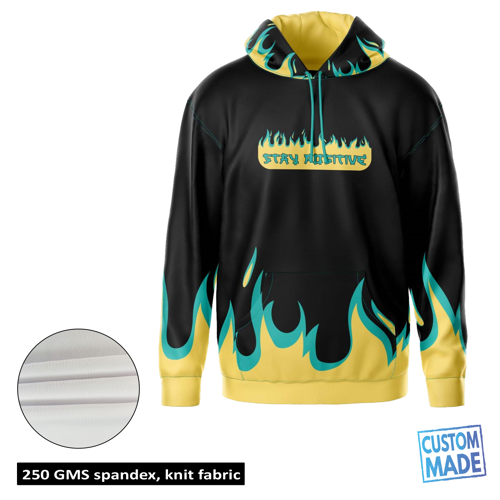 Unisex & Kids' Sublimation 250G Lightweight Kangaroo Hoodie
