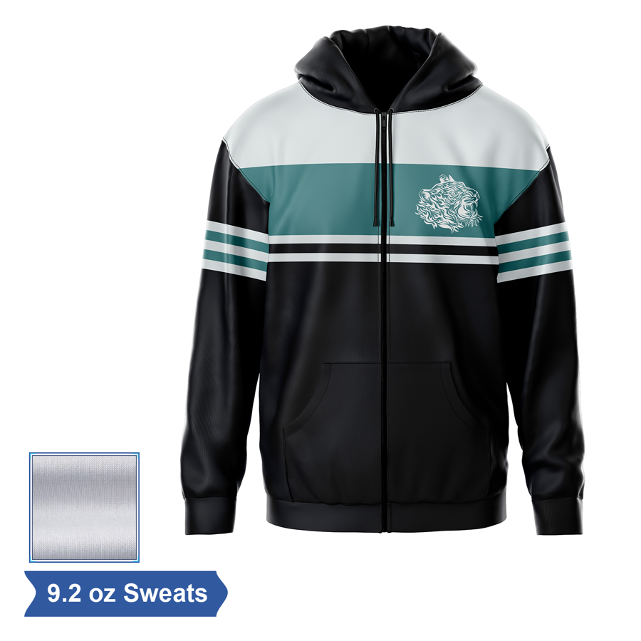 Unisex & Kids' Sublimation UPF Performance Full-Zip Hoodie